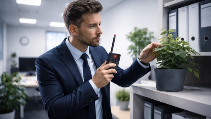 Sospechas de espionaje corporativo, Cómo detectar micrófonos y cámaras ocultas